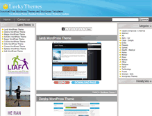 Tablet Screenshot of luckythemes.com